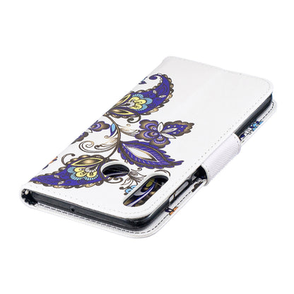 [Pattern Printing] Leather Wallet Protective Case for Huawei P30 Lite