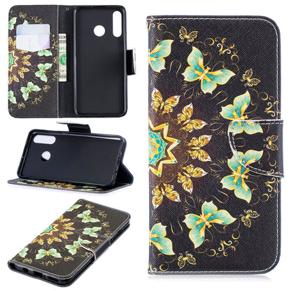 [Pattern Printing] Leather Wallet Protective Case for Huawei P30 Lite