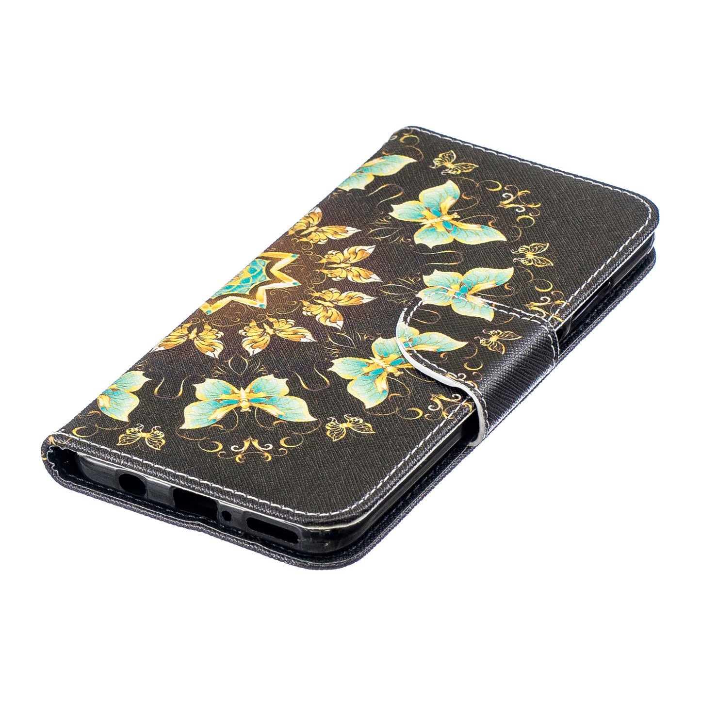 [Pattern Printing] Leather Wallet Protective Case for Huawei P30 Lite