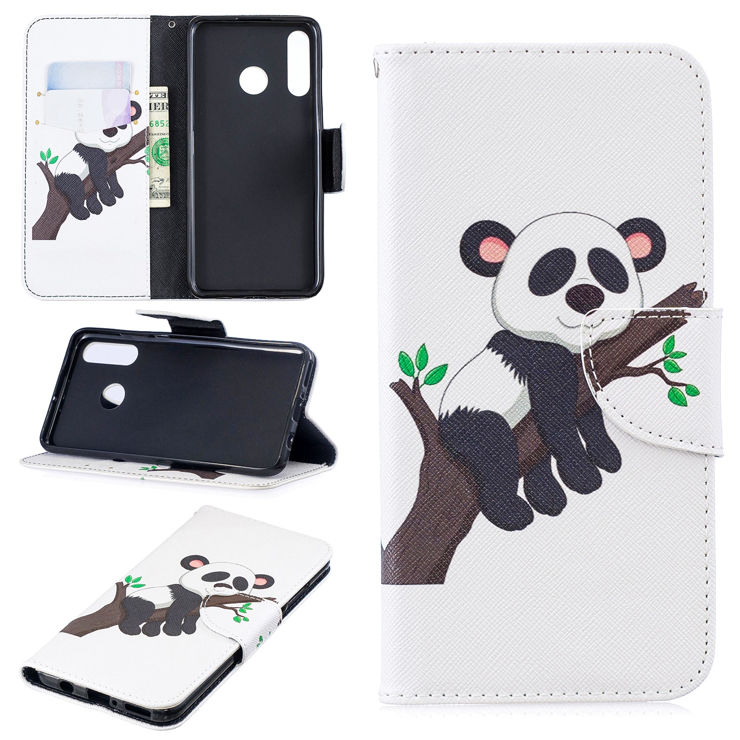 [Pattern Printing] Leather Wallet Protective Case for Huawei P30 Lite