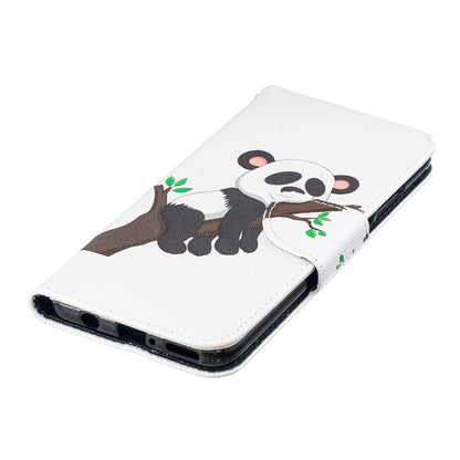 [Pattern Printing] Leather Wallet Protective Case for Huawei P30 Lite