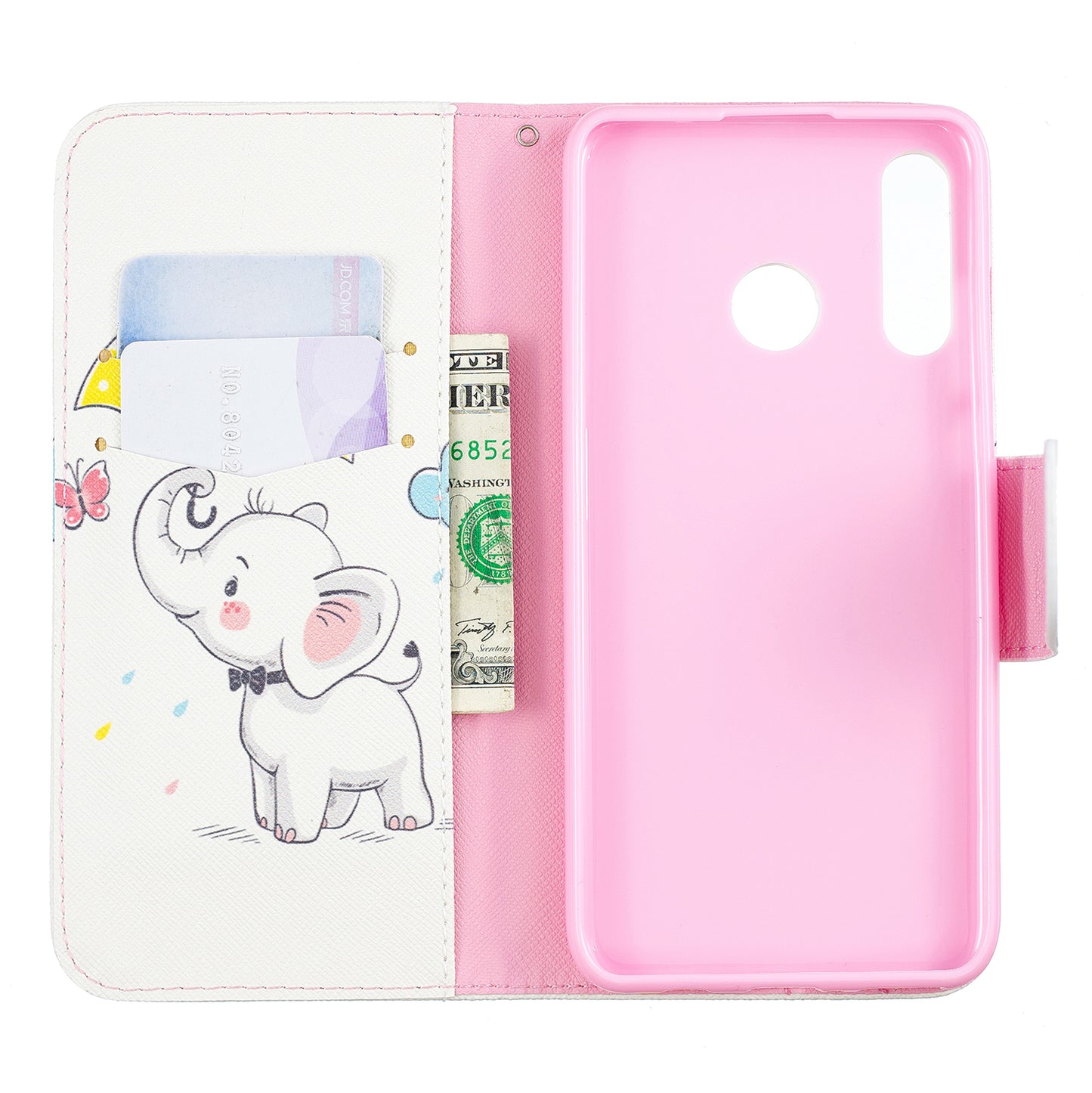 [Pattern Printing] Leather Wallet Protective Case for Huawei P30 Lite