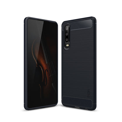 MOFI Carbon Fiber Texture Brushed TPU Case for Huawei P30