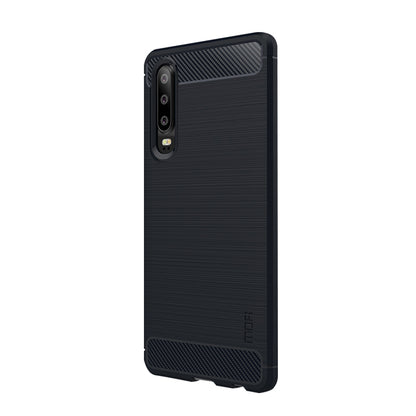 MOFI Carbon Fiber Texture Brushed TPU Case for Huawei P30