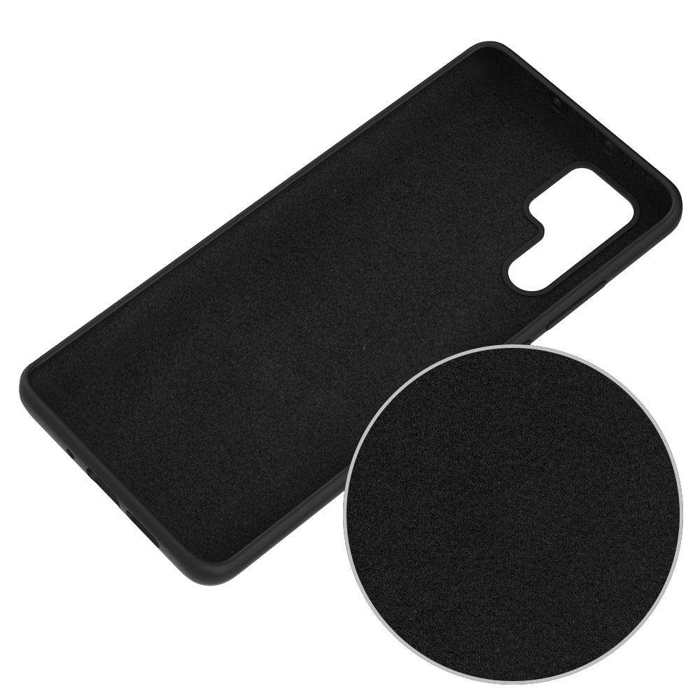 Liquid Silicone Phone Case for Huawei P30 Pro, Microfiber Lining Cushion Texture Protective Anti-Scratch Cover