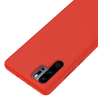 Liquid Silicone Phone Case for Huawei P30 Pro, Microfiber Lining Cushion Texture Protective Anti-Scratch Cover