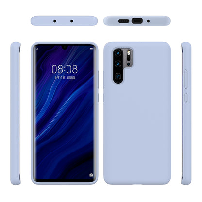 Liquid Silicone Phone Case for Huawei P30 Pro, Microfiber Lining Cushion Texture Protective Anti-Scratch Cover