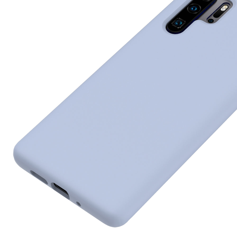 Liquid Silicone Phone Case for Huawei P30 Pro, Microfiber Lining Cushion Texture Protective Anti-Scratch Cover