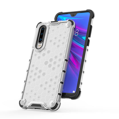 Honeycomb Pattern Shock-proof TPU + PC Hybrid Phone Case for Huawei P30