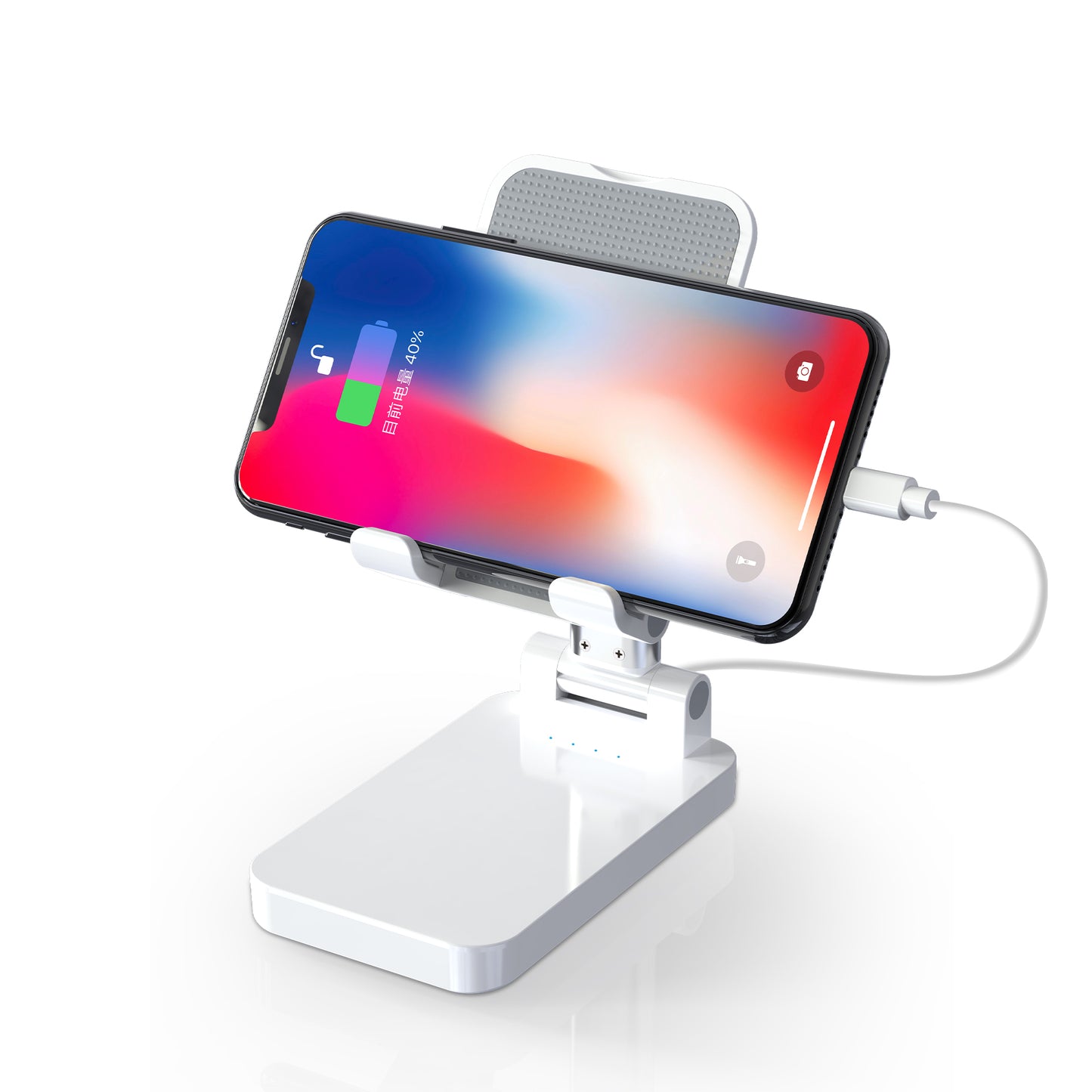 T2 2 in 1 Foldable Phone Stand Mount 5000mAh Power Bank