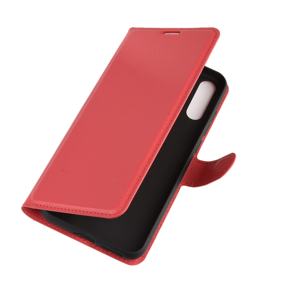 Litchi Surface Shell Leather Case for Wiko View 4/View 4 Lite