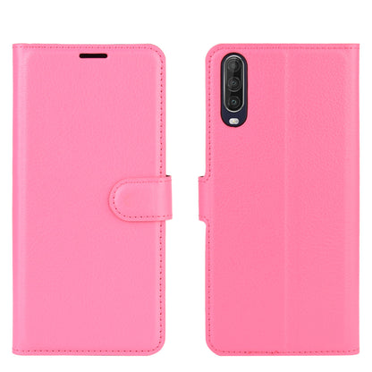 Litchi Surface Shell Leather Case for Wiko View 4/View 4 Lite