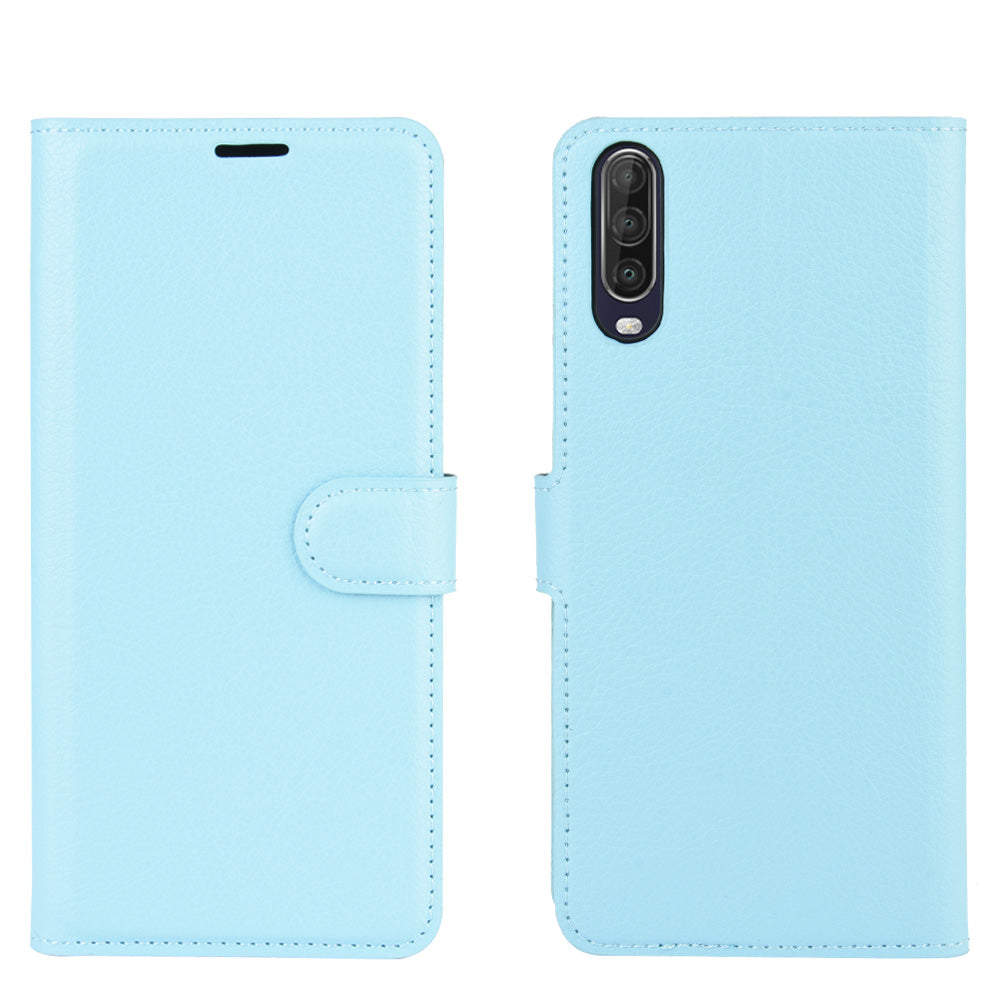 Litchi Surface Shell Leather Case for Wiko View 4/View 4 Lite