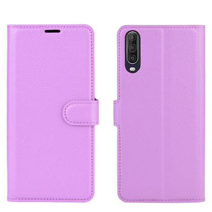 Litchi Surface Shell Leather Case for Wiko View 4/View 4 Lite