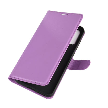 Litchi Surface Shell Leather Case for Wiko View 4/View 4 Lite