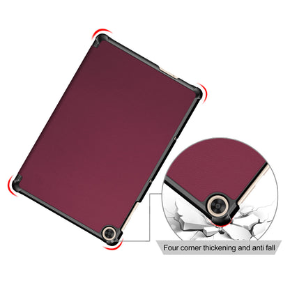 Leather Tri-fold Stylish Tablet Case for Huawei Matepad T10S /T10 / Honor Pad 6