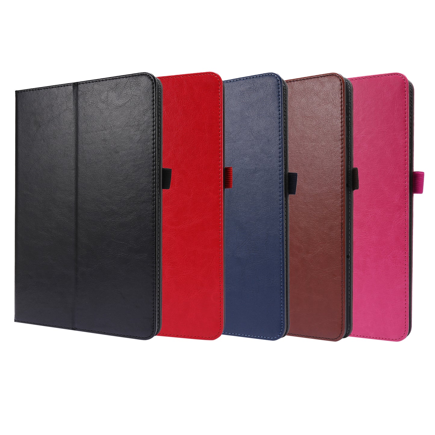 Crazy Horse Texture Two-Fold Design PU Leather Stand Cover Case for Huawei MatePad T10S/Honor Pad T6/Honor Pad X6