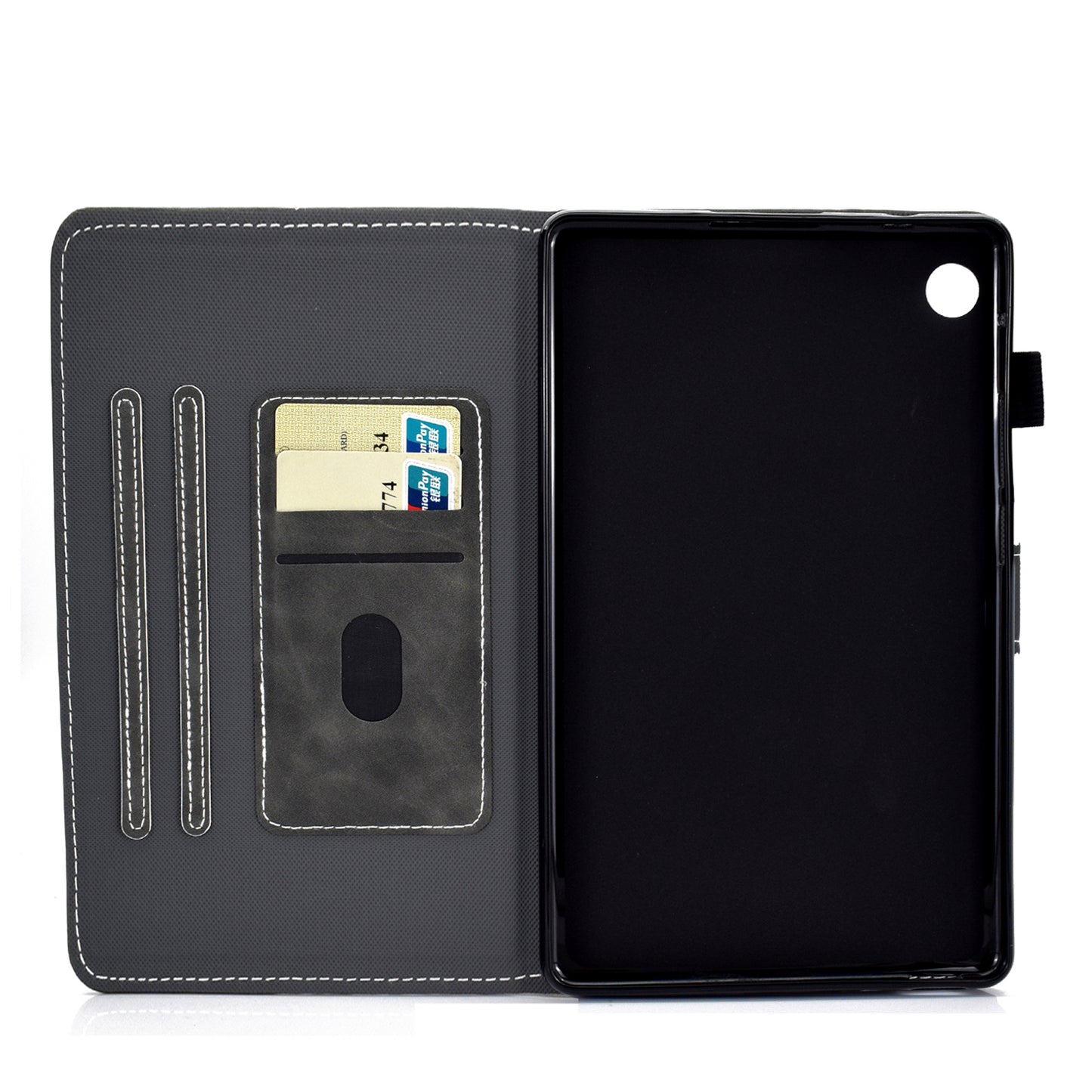 Microfiber Leather + Soft TPU Inner with Stand Case and Card Slots for Huawei MatePad T10/T10S