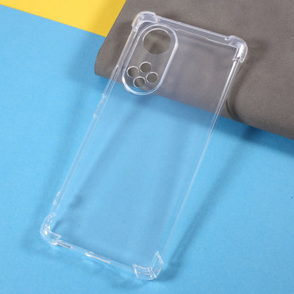 Crystal Clear Transparent Design 1.5mm Thick Precise Cut-out Shockproof Soft TPU Protective Phone Case for Honor 50 / Huawei nova 9