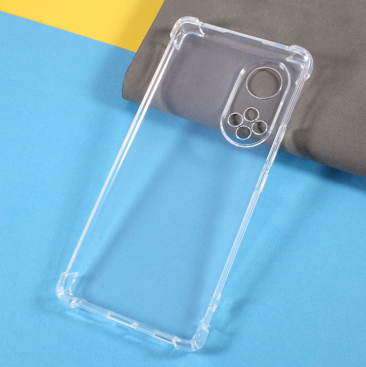 Crystal Clear Transparent Design 1.5mm Thick Precise Cut-out Shockproof Soft TPU Protective Phone Case for Honor 50 / Huawei nova 9