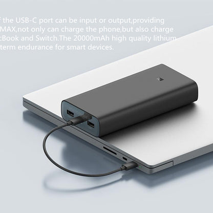 XIAOMI PB200SZM 20000mAh Power Bank 50W Dual USB + Type-C Super Flash Charging External Battery Charger