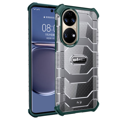 WLONS Explorer Series Well-Protected PC + TPU Hybrid Protective Cover for Huawei P50 Pro