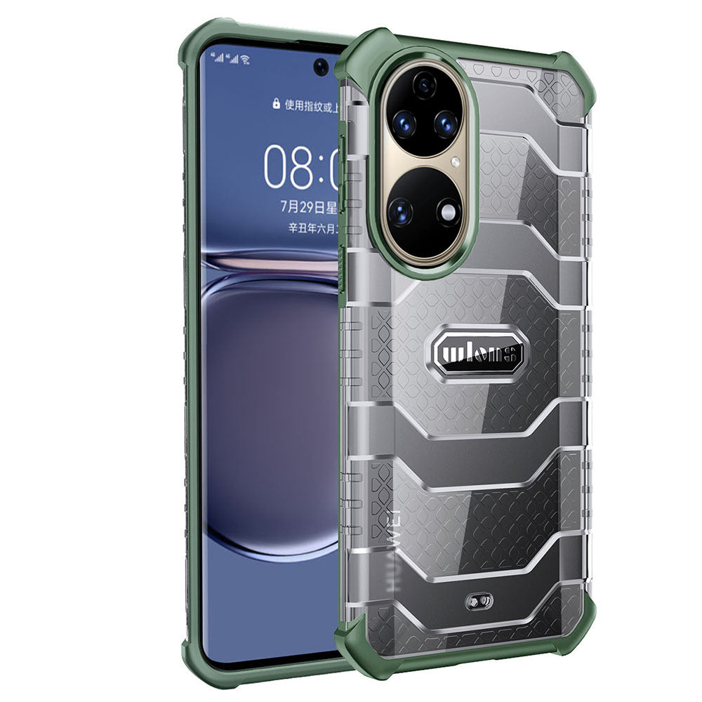 WLONS Explorer Series Well-Protected PC + TPU Hybrid Protective Cover for Huawei P50 Pro