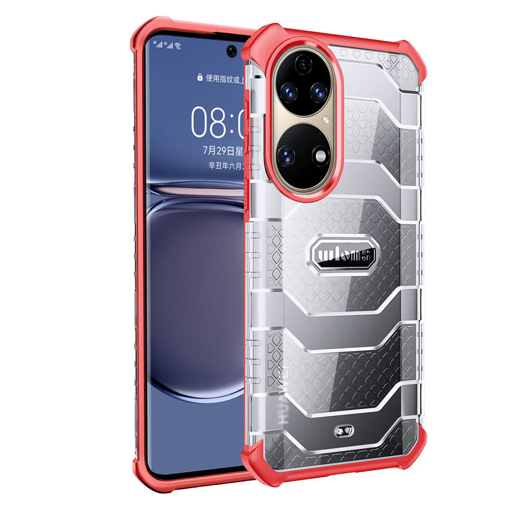 WLONS Explorer Series Well-Protected PC + TPU Hybrid Protective Cover for Huawei P50 Pro