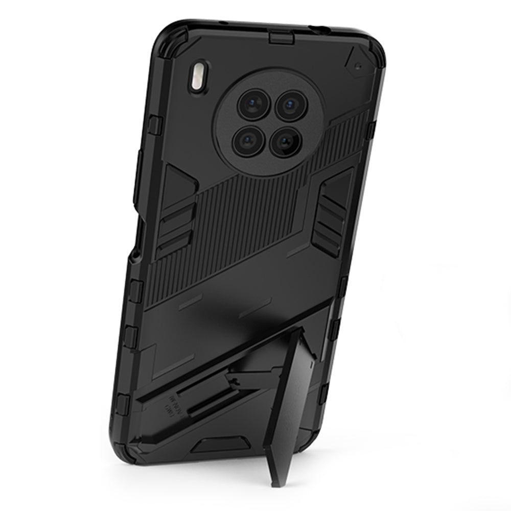 Armor Shockproof Hard PC + TPU Bumper Hybrid Protective Cover with Kickstand for Huawei nova 8i (Global Version)/Honor 50 Lite