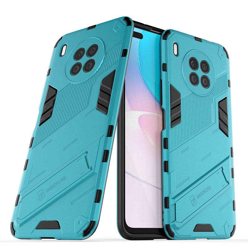 Armor Shockproof Hard PC + TPU Bumper Hybrid Protective Cover with Kickstand for Huawei nova 8i (Global Version)/Honor 50 Lite