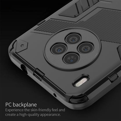 Armor Shockproof Hard PC + TPU Bumper Hybrid Protective Cover with Kickstand for Huawei nova 8i (Global Version)/Honor 50 Lite