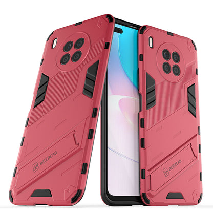 Armor Shockproof Hard PC + TPU Bumper Hybrid Protective Cover with Kickstand for Huawei nova 8i (Global Version)/Honor 50 Lite