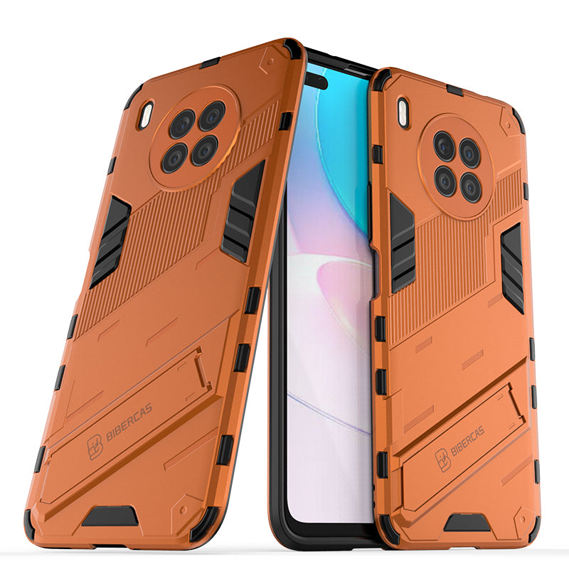 Armor Shockproof Hard PC + TPU Bumper Hybrid Protective Cover with Kickstand for Huawei nova 8i (Global Version)/Honor 50 Lite