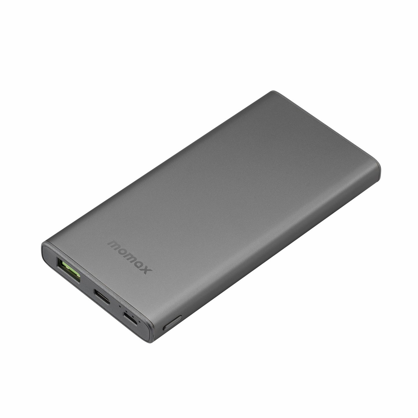 MOMAX IP76 iPower LITE2 Lightweight Metal Fast Charging Power Bank 10000mAh Portable Charger External Cell Phone Battery Pack