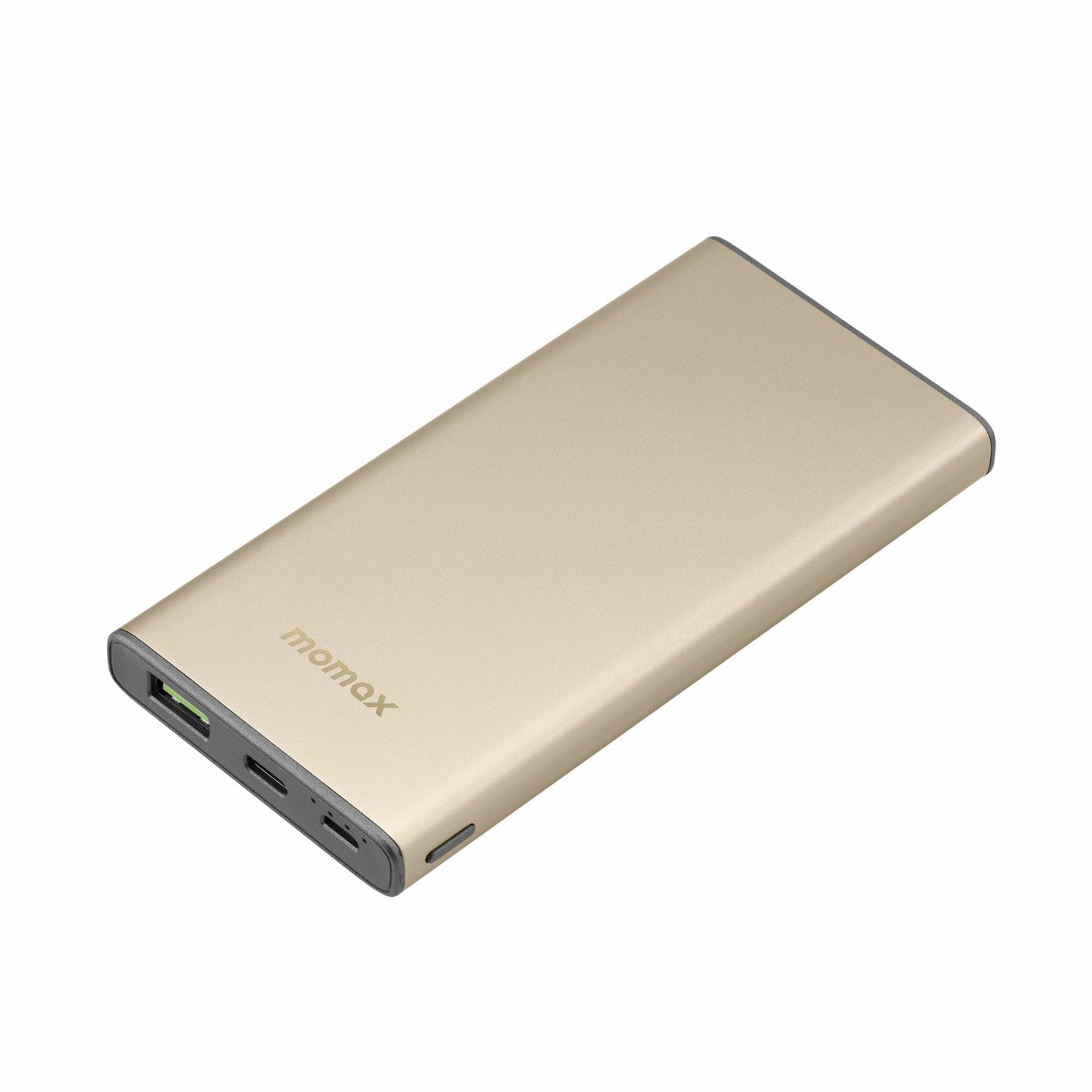 MOMAX IP76 iPower LITE2 Lightweight Metal Fast Charging Power Bank 10000mAh Portable Charger External Cell Phone Battery Pack