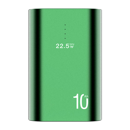 TOTU CPBQ-07 10000mAh 22.5W Power Bank Dual Output Metal Shell Mobile Phone Fast Charger Phone Battery