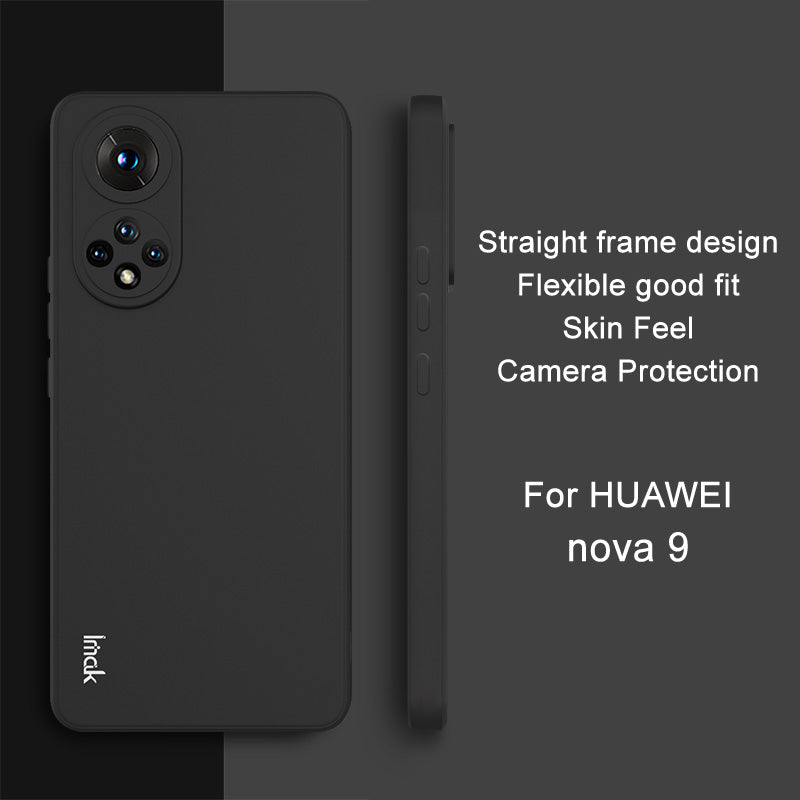 IMAK UC-4 Series Straight Frame Design Skin Feel Light Slim Soft TPU Phone Back Cover for Huawei nova 9