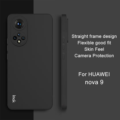 IMAK UC-4 Series Straight Frame Design Skin Feel Light Slim Soft TPU Phone Back Cover for Huawei nova 9