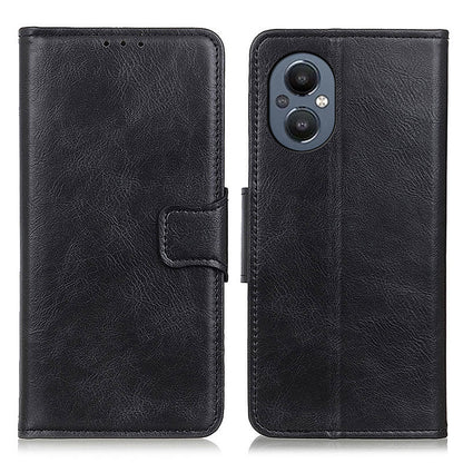 Crazy Horse Texture Wallet Stand PU Leather Magnetic Clasp Phone Case for OnePlus Nord N20 5G