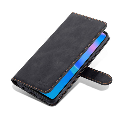 AZNS Phone Cover Magnetic Closure PU Leather Flip Wallet Case Stand Anti-fingerprint Phone Shell for Huawei P smart 2021 / Huawei Y7a