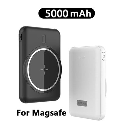 ZG 301W1 Compatible with Magsafe Magnetic Wireless Power Bank 5000mAh Portable Charger for iPhone 12 / 13