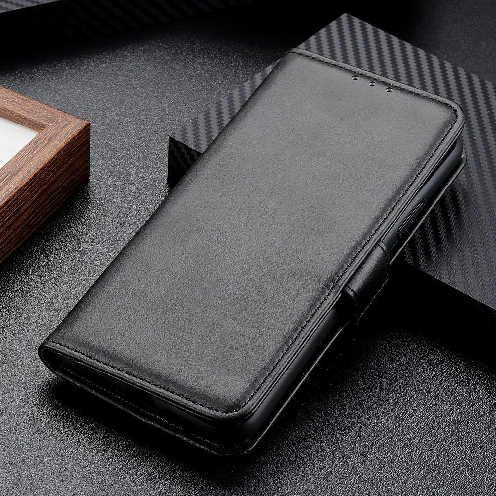 Textured PU Leather Phone Cover for Honor X7, Double Magnetic Clasp Foldable Stand Wallet Shell Protector