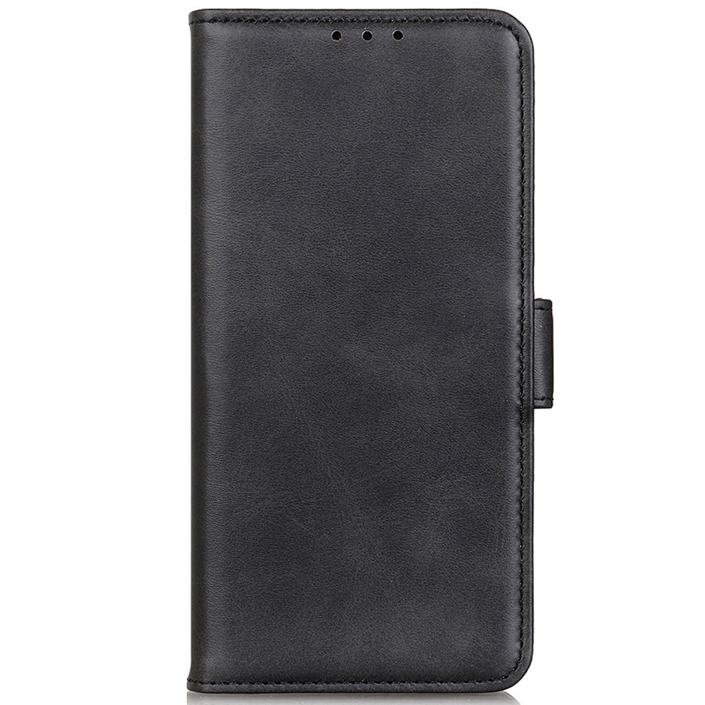 Textured PU Leather Phone Cover for Honor X7, Double Magnetic Clasp Foldable Stand Wallet Shell Protector