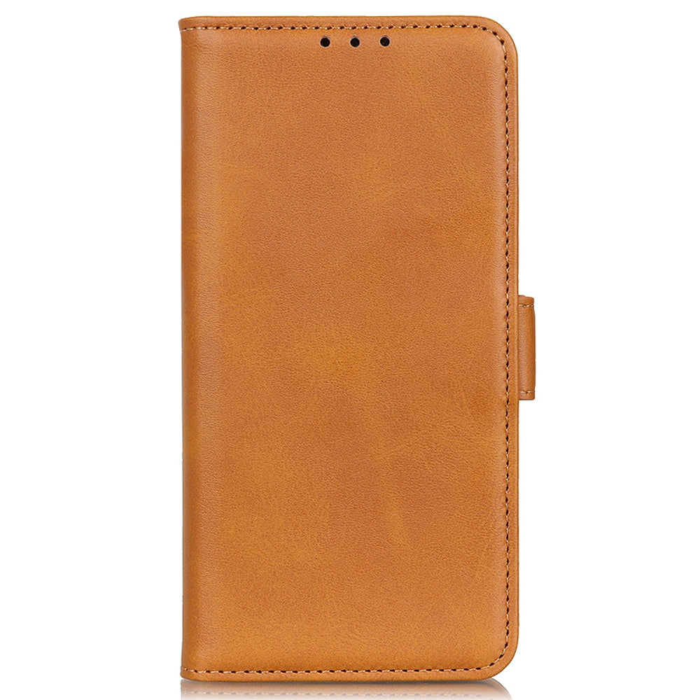 Textured PU Leather Phone Cover for Honor X7, Double Magnetic Clasp Foldable Stand Wallet Shell Protector