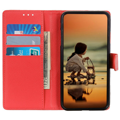 For Huawei nova Y70 4G/Y70 Plus 4G Litchi Texture Wallet Flip Cover PU Leather Stand Shockproof TPU Protective Case