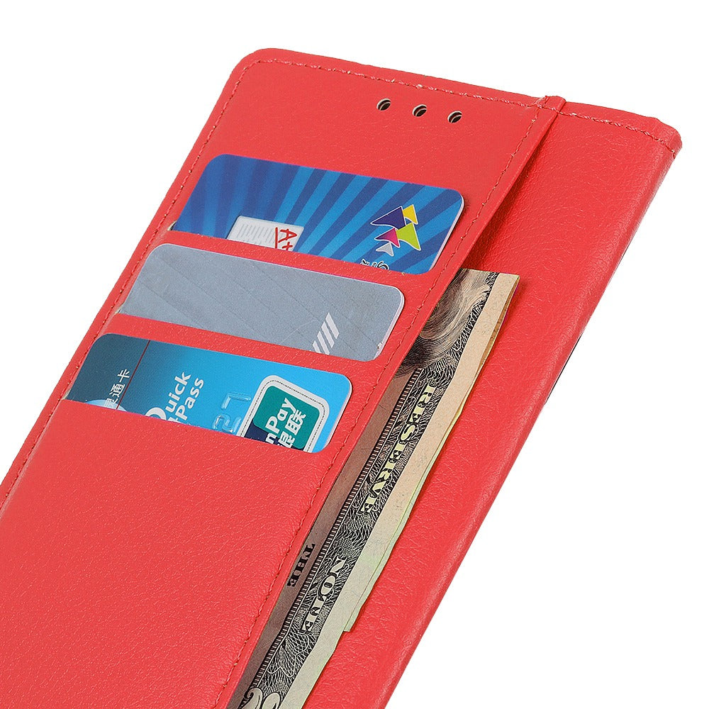 For Huawei nova Y70 4G/Y70 Plus 4G Litchi Texture Wallet Flip Cover PU Leather Stand Shockproof TPU Protective Case