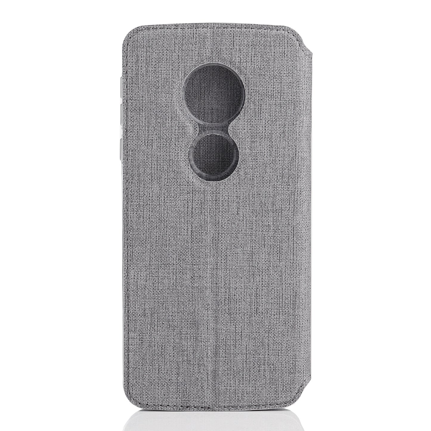 VILI DMX Cross Texture Card Slot Leather Stand Cover for Motorola Moto E5/Moto G6 Play