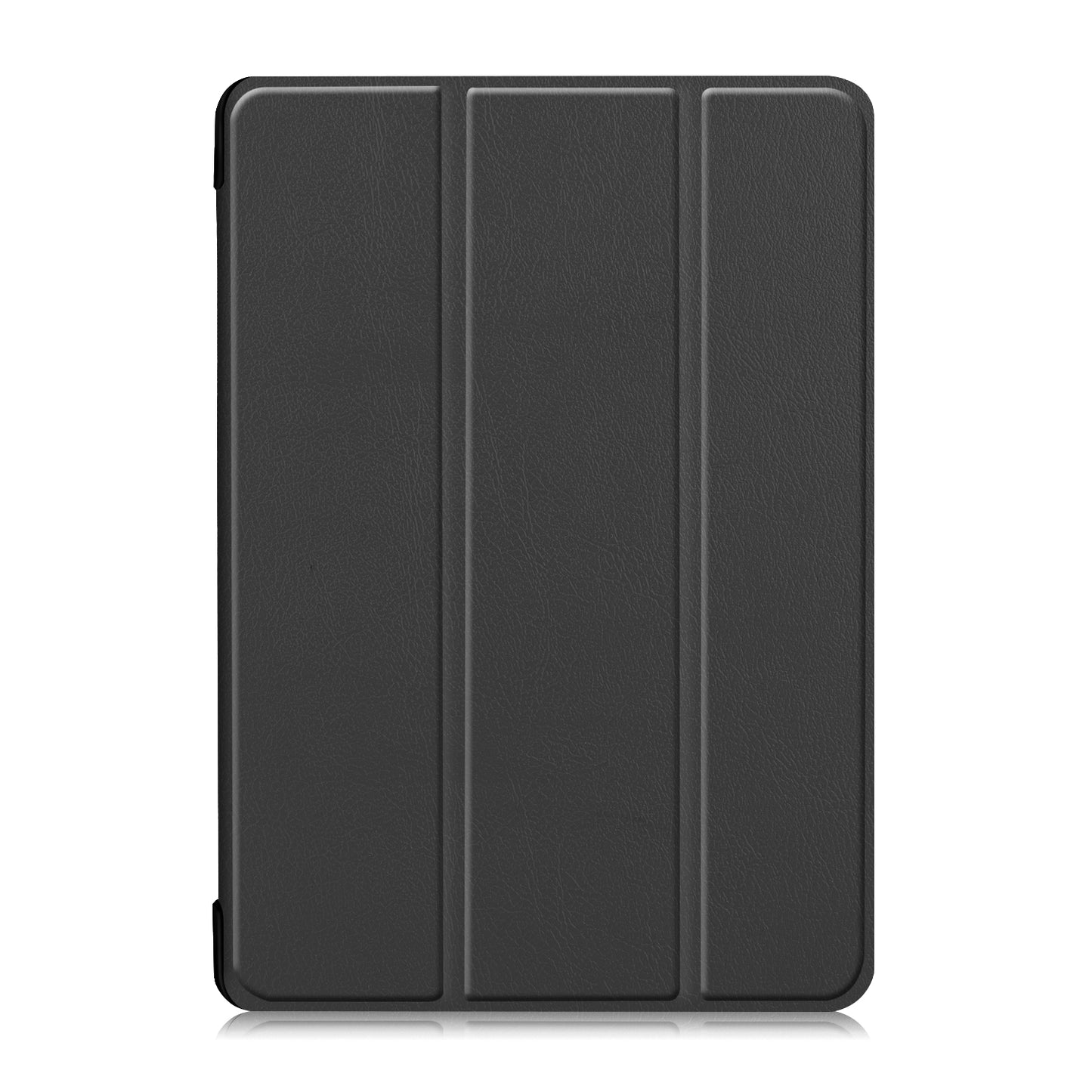 Tri-fold Stand Leather Case Narrow Bezel Design Dual-Angle Supporting Tablet Cover for Lenovo Tab M10 TB-X605F/TB-X505F