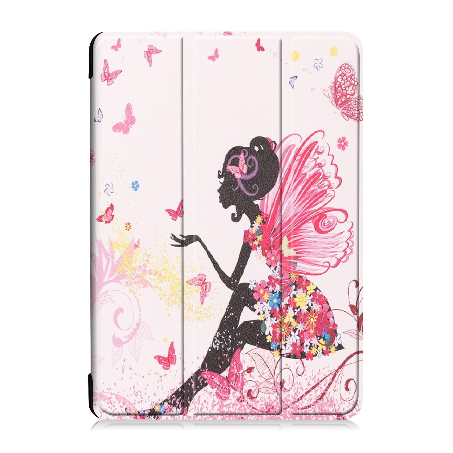 Dustproof Pattern Printing Tri-fold Stand Leather Protection Case for Lenovo Tab M10 TB-X605F TB-X505F