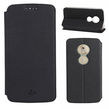 VILI DMX Auto-absorbed PU Leather Flip Shell for Motorola Moto G7 Power (EU Version)